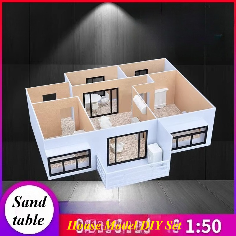 Interior Design Course - طقم نموذج ديكور داخلي لطاولة رملية