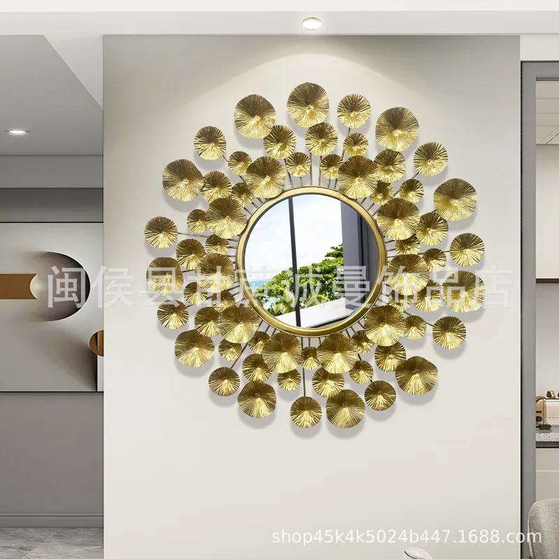 مرآة جدارية معدنية ذهبية بأسلو - مراجعة Interior Design Luxury Living Room وسعره