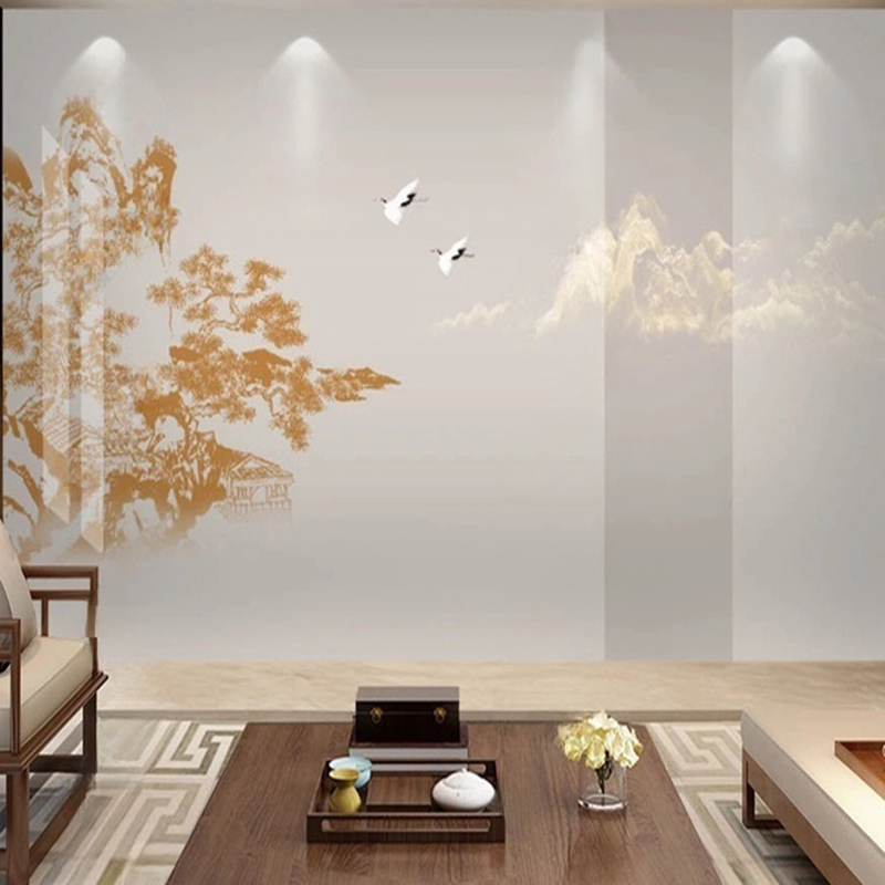 ورق حائط جداري صيني أنيق مرسوم - مراجعة Interior Design Landscape وسعره