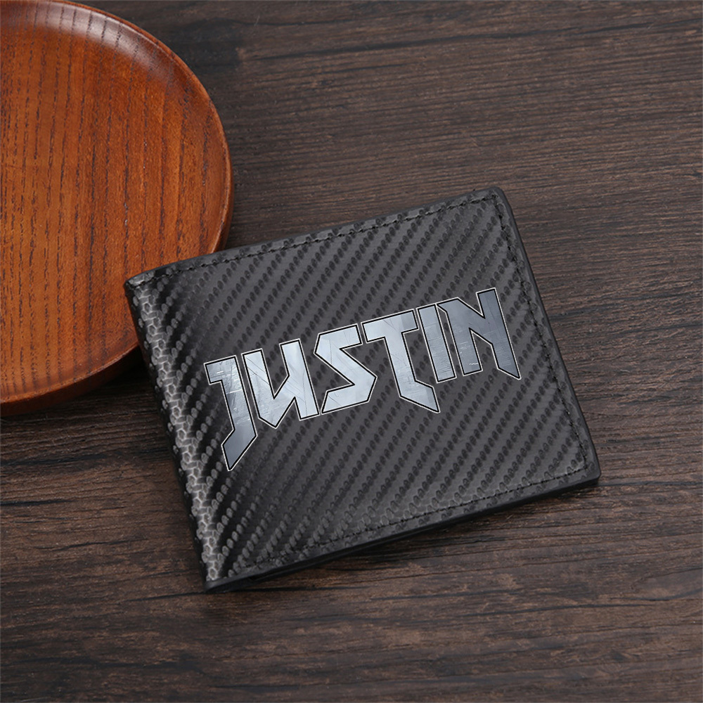 تصميم معدني على شكل اسم جاستن  - مراجعة Interior Design Name Card وسعره