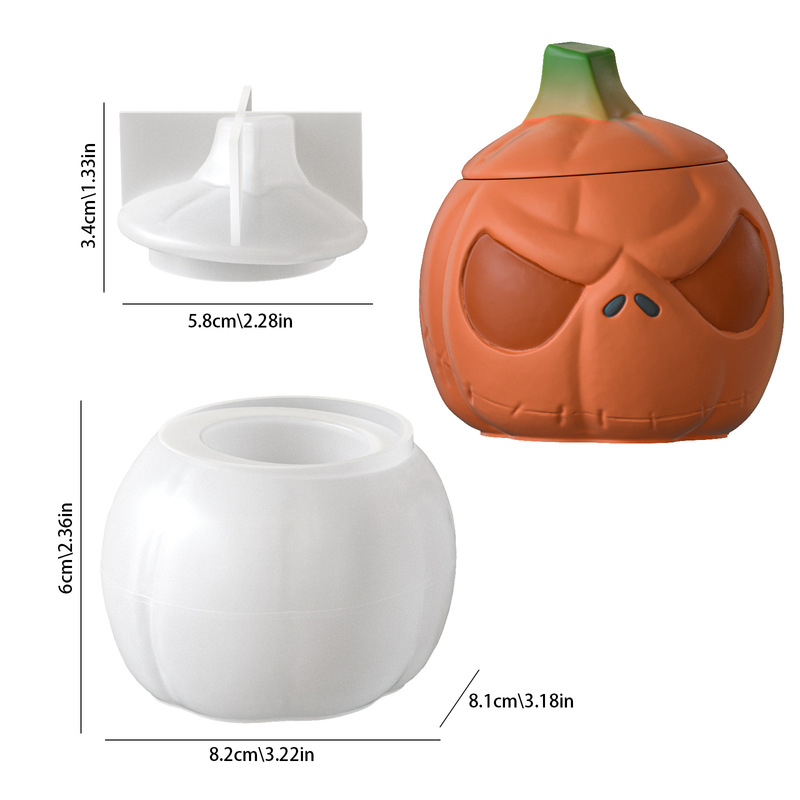 طقم من وعاءين لتخزين اليقطين م - مراجعة Ceramic Candle Vessel وسعره