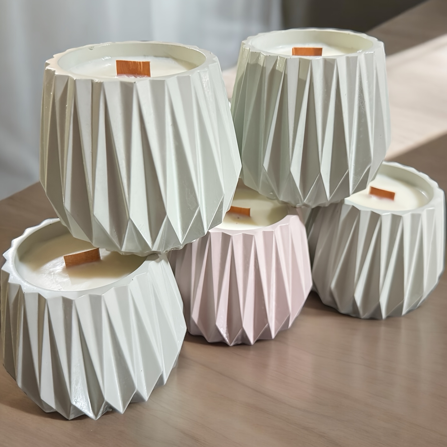 قالب سيليكون لكوب الشمع بسطح م - مراجعة Ceramic Candle Vessel وسعره