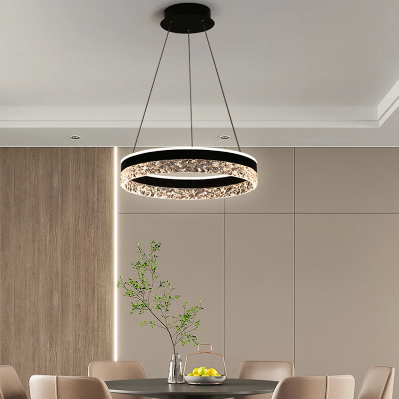 ضوء قلادة LED كريستالي فاخر حد - مراجعة Interior Design Luxury Living Room وسعره