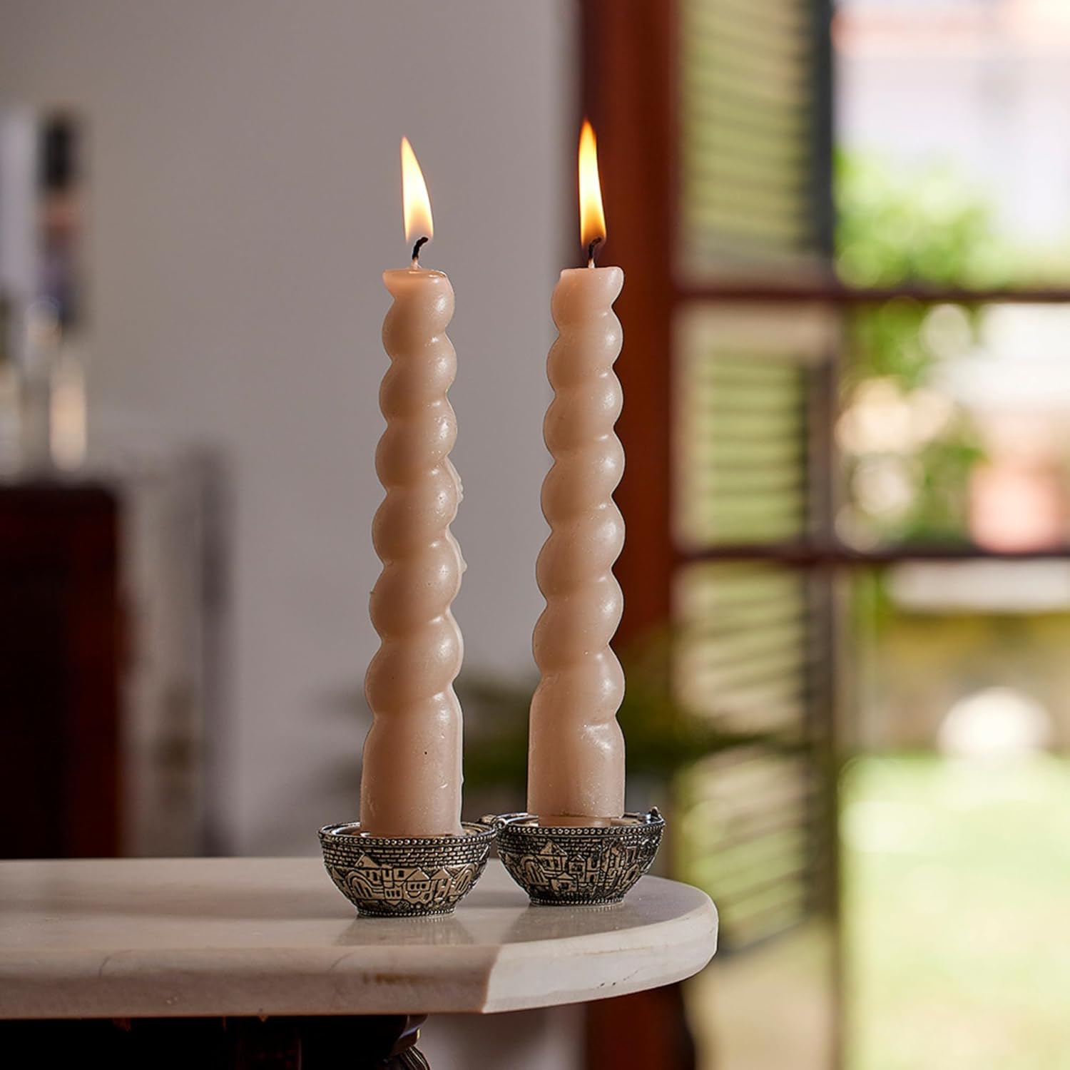حاملات شموع معدنية للسفر للשבת - مراجعة Ceramic Candle Vessel وسعره
