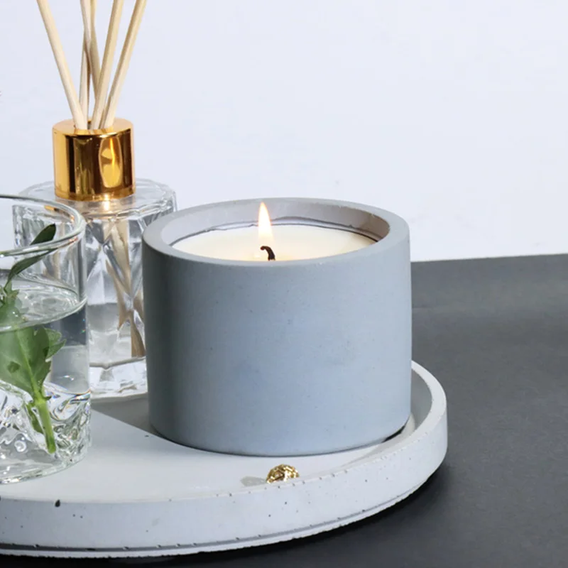 3 أحجام قوالب الخرسانة الاسمنت - مراجعة Ceramic Candle Vessel وسعره